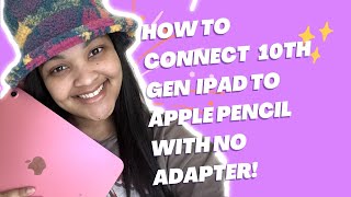 HOW TO CONNECT 10 GEN IPAD TO APPLE PENCIL WITHOUT AN ADPATER 1ST GEN PENCIL ONLY [upl. by Kieffer]