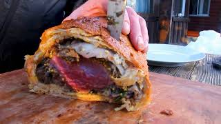 Beef Wellington  Channel quotKreplach Brothersquot  familiar dishes in a NEW WAY [upl. by Auohs]