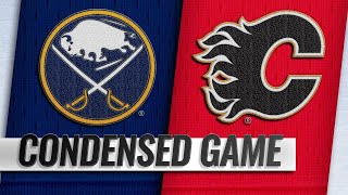 011619 Condensed Game Sabres  Flames [upl. by Arreic]