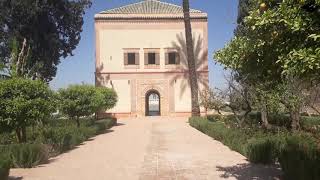 the landmarks of Marrakech city in Morocco Menara gardens amp Koutoubia Mosque [upl. by Mandie]