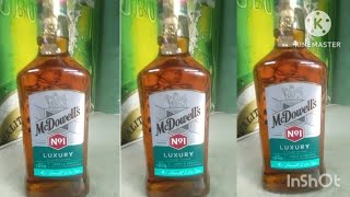 McDowells no1 luxury whisky750mlnew price 690Alcohol 428West Bangal india 2024 [upl. by Darej]