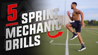 TOP 5 SPRINT MECHANIC DRILLS  SPEED TRAINING FOR ATHLETES [upl. by Nannie24]