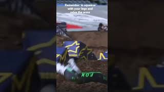 Cameron McAdoo crash Anamaheim 2 motocross dirtbike supercross mybloopers [upl. by Alva419]