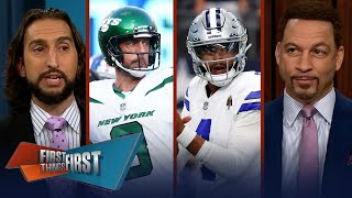 AFC amp NFC East Nick amp Brou predict division winners for the 2023 season  NFL  FIRST THINGS FIRST [upl. by Aohk]