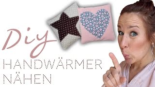 Nähanleitung für Anfänger Handwärmer DIY [upl. by Gerhan]