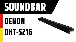 Soundbar Denon DHTS216  Deutsch [upl. by Dnalro]