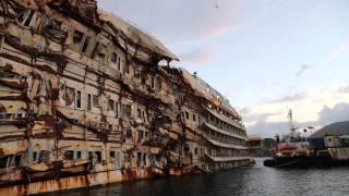 Costa Concordia as it looks today January 2014 [upl. by Oker]