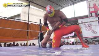 Solar vs Fuego en Chilanga Mask [upl. by Einnaffit]