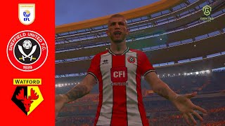 Sheffield United vs Watford Highlights  EFL Championship 202425 [upl. by Enovahs]