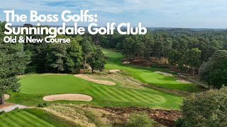 TheBossGolfs Sunningdale Golf Club  England Day 1 [upl. by Htrahddis]