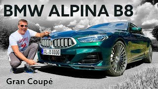 BMW Alpina B8 Mit 621 PS die Alternative zum M8 Competition Gran Coupé Test  Review  2021 [upl. by Borlase]