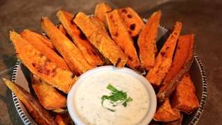 Oven Baked Sweet Potato Fries  VEGAN [upl. by Jasmina]