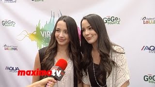 The Merrell Twins Interview  VIRTUOSO FEST 2014  Avalon Hollywood [upl. by Thorncombe928]