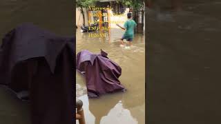 Floods in Vijayawada  Present situation in Ajith Singh Nagar floods vijayawada [upl. by Adhern]