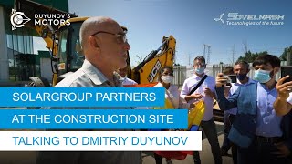 SOLARGROUP partners at the construction site what they discussed with Dmitriy Duyunov [upl. by Dola]