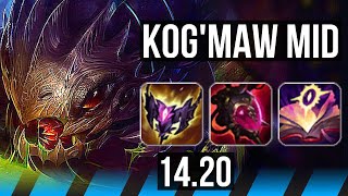 KOGMAW vs SYNDRA MID  1117 Legendary  EUW Master  1420 [upl. by Flory205]