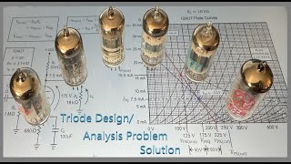 Topic 63 Triode DesignAnalysis Problem Solution [upl. by Niotna957]