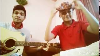 Five Hundred Miles with Jab Koi Baat Bigad Jaye acoustic cover [upl. by Aniuqal]