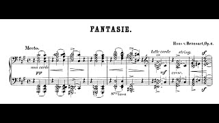 Hans Bronsart von Schellendorff  Fantasie in F sharp minor Op6 Hoffmann [upl. by Ennirac]