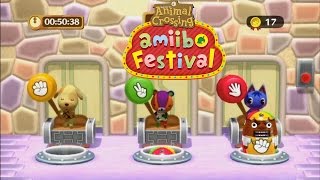 Animal Crossing Amiibo Festival  8 Minigames Gameplay  Wii U [upl. by Etrem199]