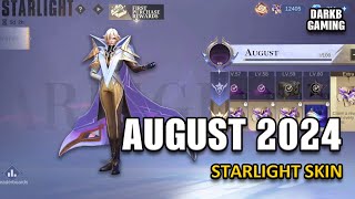 August 2024 Starlight Skin  Mobile Legends [upl. by Meara]