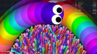 slither io AI slither 200000 score Epic slitherio gameplay slitherio world record 123 [upl. by Calvo534]