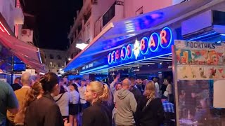 ALBUFEIRA Nightlife 1115pm  BUSY Ending [upl. by Elleval]