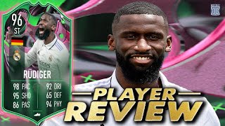 96 SHAPESHIFTERS RUDIGER PLAYER REVIEW  FIFA 23 Ultimate Team [upl. by Jacquelin]