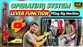 Part1  Levers Function  Piling Rig Operating System  MACHINE SIKHO Drilling Rig part1 machine [upl. by Phillis]