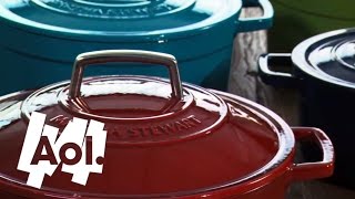 How To Use An Enameled Cast Iron Pot  Martha Stewart [upl. by Azila]