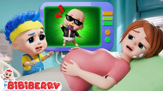 New Sibling Song  Newborn Baby  Family Song  Bibiberry Nursery Rhymes amp Kids Songs [upl. by Krystyna]