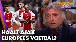 ‘Of Ajax Europees voetbal haalt Daar geloof ik niks van’  VANDAAG INSIDE [upl. by Nairde]