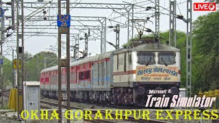 Journey In 15046 Okha Gkp Express  Msts Gameplay  Indian Railways  WRV11 Route [upl. by Cinda]