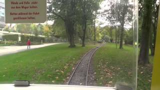 Narrow gauge railway ride at Gruga Park Railway 2 feet [upl. by Gausman465]