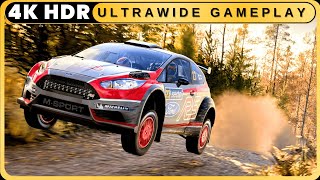 Flying Like an Eagle  EA SPORTS WRC 4K HDR Ultrawide gameplay [upl. by Camfort980]