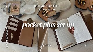 Pocket Plus Setup  Louis Vuitton Pocket Agenda [upl. by Rutra405]