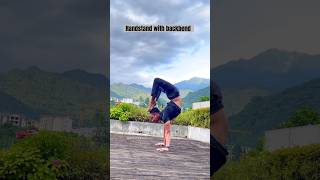 Yoga everywhere 😍 handstandworkout handbalancing yogapractice [upl. by Eiramyllek878]