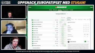 Europatipset med Adam Bengan amp Hyltan [upl. by Susej239]