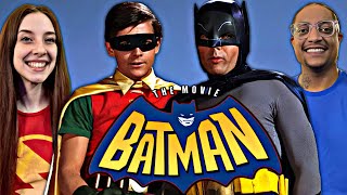 BATMAN THE MOVIE1966  MOVIE REACTION  OUR FIRST TIME WATCHING  ADAM WEST  BURT WARD  CLASSIC🦇 [upl. by Nade]