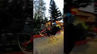 Circle wheelie❤️‍🔥 cycling fypシ゚viral bmx cycle mtb stunt goviral surkhet wheele [upl. by Nadia]