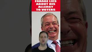 Farage Lies About Avoiding Clacton Surgeries shorts [upl. by Andryc231]