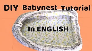 DIY  Babynest  Newborn Bed  Step by Step Tutorial  How to sew your own Affordable Dockatot [upl. by Hightower897]