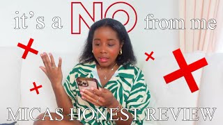 its a NO from me❌  HONEST MICAS REVIEW [upl. by Nitsirc932]