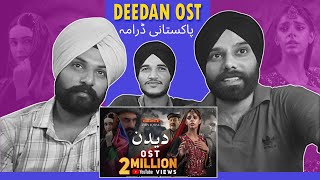 Deedan  OST  Sanam Saeed  Mohib Mirza  Ajab Gul  Rasheed Naz  CR Films Reaction Video [upl. by Adiuqram]