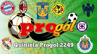 Quiniela Progol 2249  Pronósticos Deportivos  Estadísticas  Liga MX [upl. by Far]