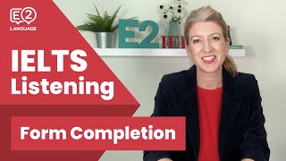 IELTS Listening Form Completion with Alex [upl. by Nakeber843]