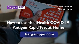 How to use the iHealth COVID 19 Antigen Rapid Test  iHealth Rapid Test Kit at Home [upl. by Ahsinet569]