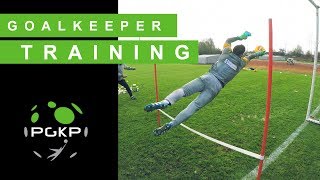 GOALKEEPER TRAINING  DIVING [upl. by Nyliak]