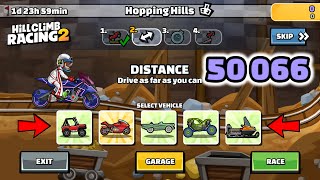 Hill Climb Racing 2 – 50066 points in HOPPING HILLS Team Event  Walkthrough [upl. by Pubilis]