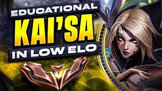 Low Elo KaiSa Guide  KaiSa ADC Gameplay Guide  League of Legends [upl. by Kravits]